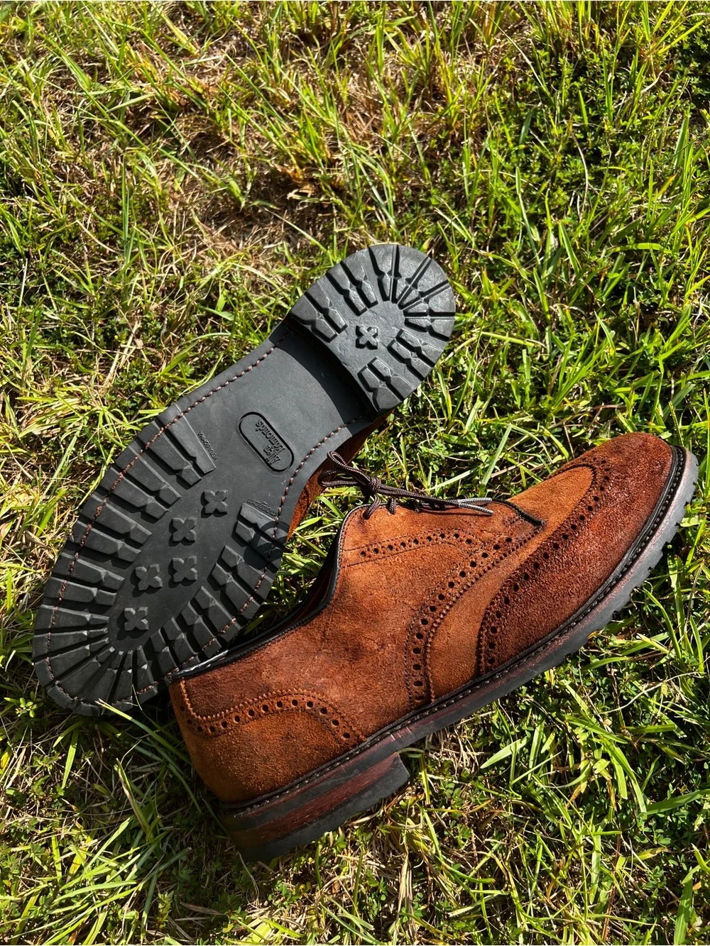 CLEAN Allen Edmonds size 13 Mens Big Sur Brown Suede shoes
